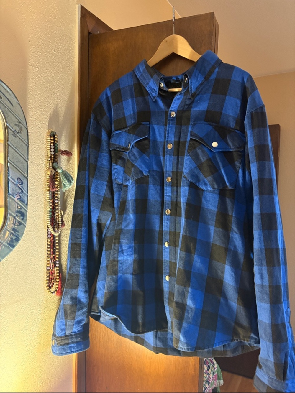Skull Riderz Padded Motorcycle Flannel